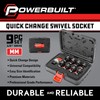 Powerbuilt 9 Piece 1/2-Inch Drive Impact Grade Universal Joint Quick-Change