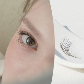 THE TOOL LAB Happyrim Eyelash Individual 1pack (3pair) - Eyelash Soft Eyelashes Natural Popular Dramatic False Eyelashes 1pack (3 pairs)(115I)