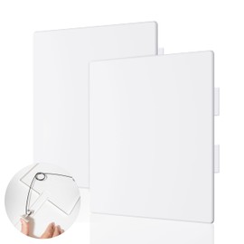 Morvat Adjustable Spring Access Panel 12"x12" Inches, for Drywall, Ceiling, Electrical, Plumbing Heavy-Duty & Easy Install, Wall Hole Cover Plate, White | Fits 7.5"x8.5" - 12"x12" Inches | (2-Pack)