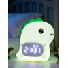 Ammonite Cute Dinosaur Silicone Night Light Alarm Clock