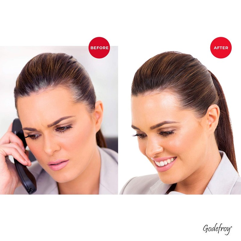 Godefroy Hair Color Tint Kit for 100% Gray Coverage, Light