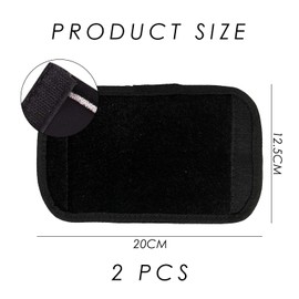 1 Pair Car Seat Belt Pads,Baby Seat Pads,Stroller Shoulder Pads,Seat Belt Shoulder Pads,Soft Car Seat Belt Cover Pads for All Car Seats (Black)