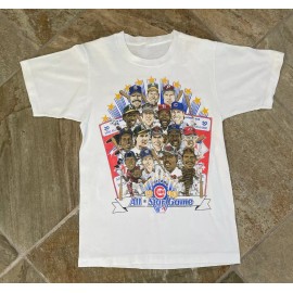 Unbranded Vintage 1990 Chicago Cubs All-Star Game Tshirt All size NG2661 - Regular, 3XL