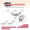 Siligli Eyelashes Natural False Lashes 14mm Eye Lashes with Thin