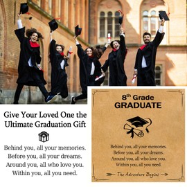 WIKHIA 8th Birthday Gifts Ideas for Men, 8 Year Old Birthday Bracelet for Son Brother Grandson Nephew Friend