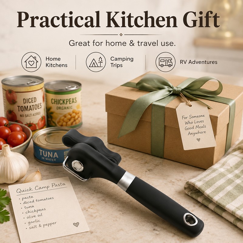Stainless Steel Can Opener for Kitchen Use – Side-Cut Manual