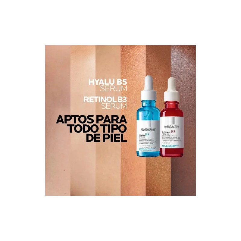 Kit Hidratante Serum Hyalu B5 + Retinol B3 La Roche