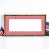 Whaline 65.6Ft Patriotic Bulletin Board Border Red Blue Stars Stripes