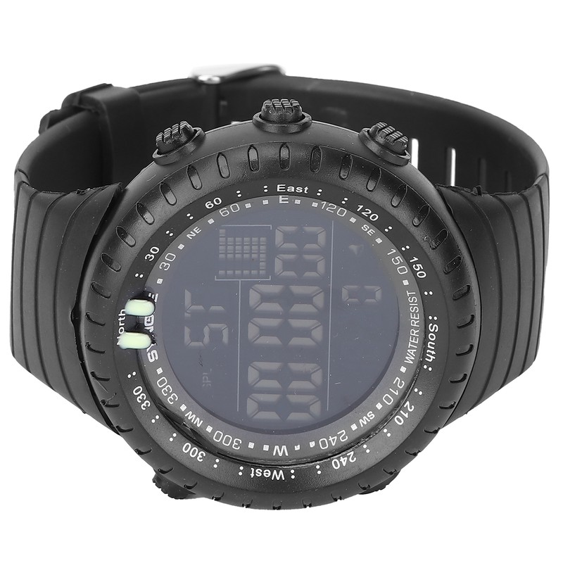 Digital Sports Watch Night Light Waterproof Multiple Functions Electronic Watch