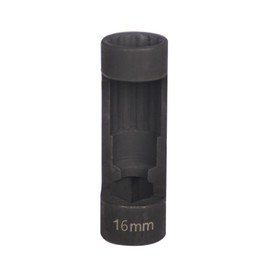 Strut Nut Socket 16mm with 12 Point 1/2" Drive, Suspension Strut Nut Socket Tool for Hex Wrench