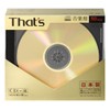 太陽誘電製 That's CD-R音楽用 16倍速80分 金レーベル 10mmPケース5枚入 CDR-A80GP5