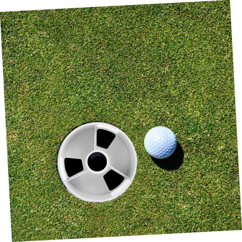 GRIRIW 2 Pcs Plastic Golf Putting Cup Set for Practice