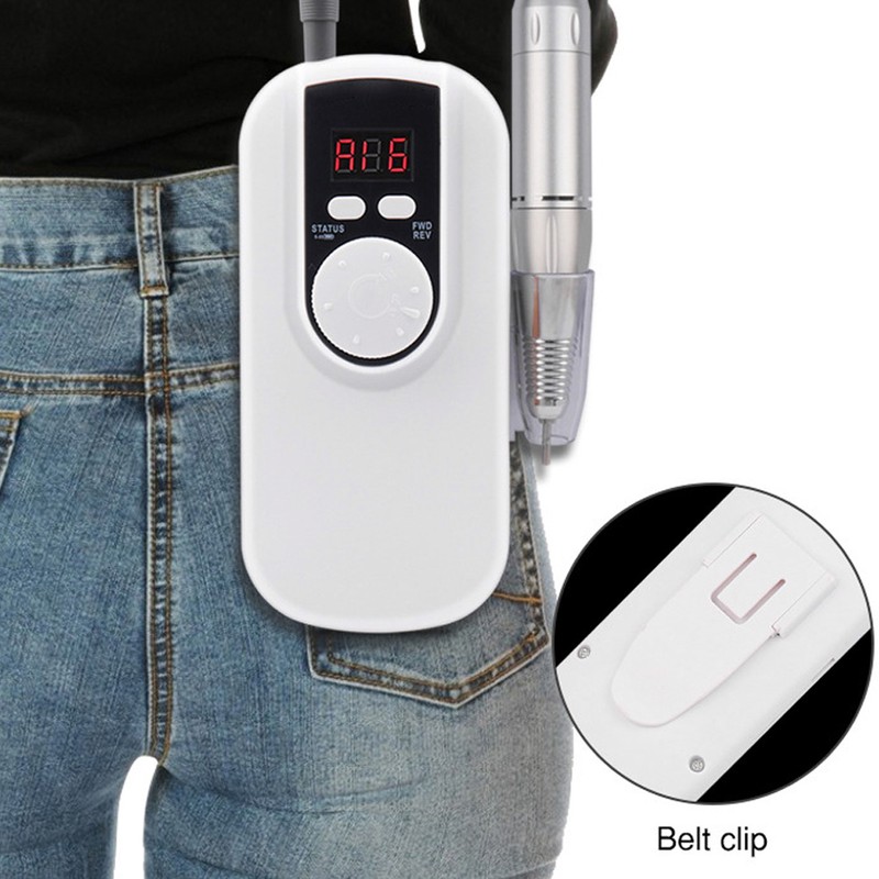 35000RPM Portable Nail Drill Machine Electric Nail Grinding Polisher Manicure