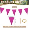 PATIKIL Pennant Banner Flags, 2 Set 16.4 Feet Triangle Banners