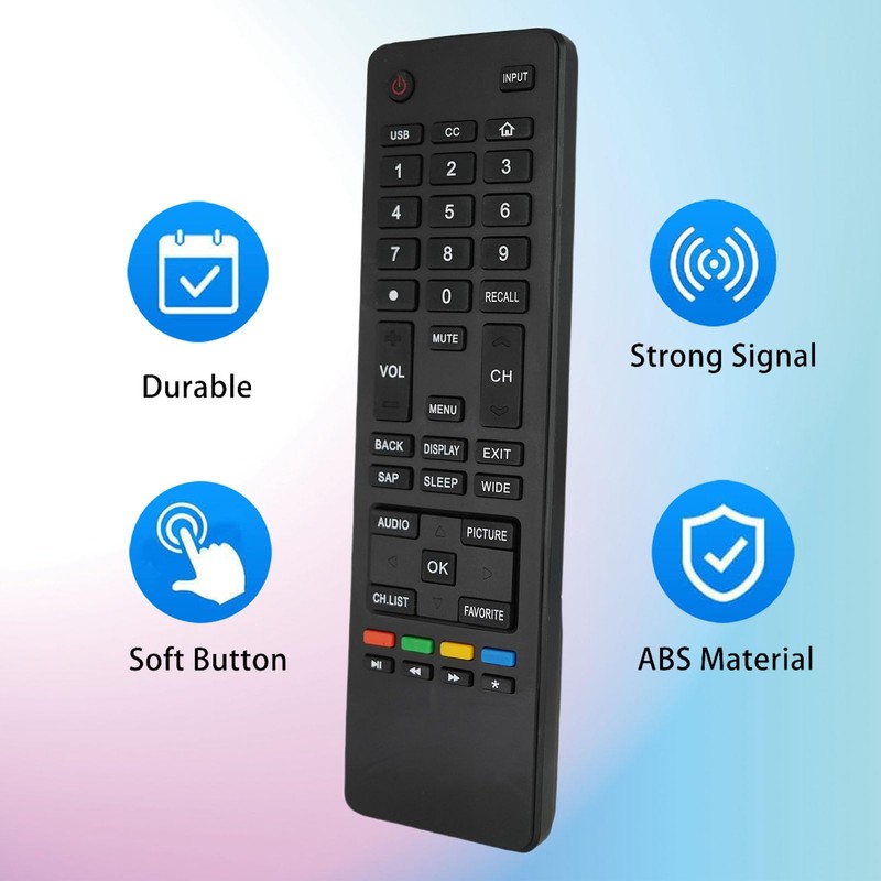 Universal Replacement Remote Control Compatible for Haier TV LE46H3280 LE40D3281
