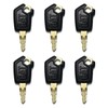 Newyuan Pack of 6 Caterpillar Loaders Excavators Keys for CAT