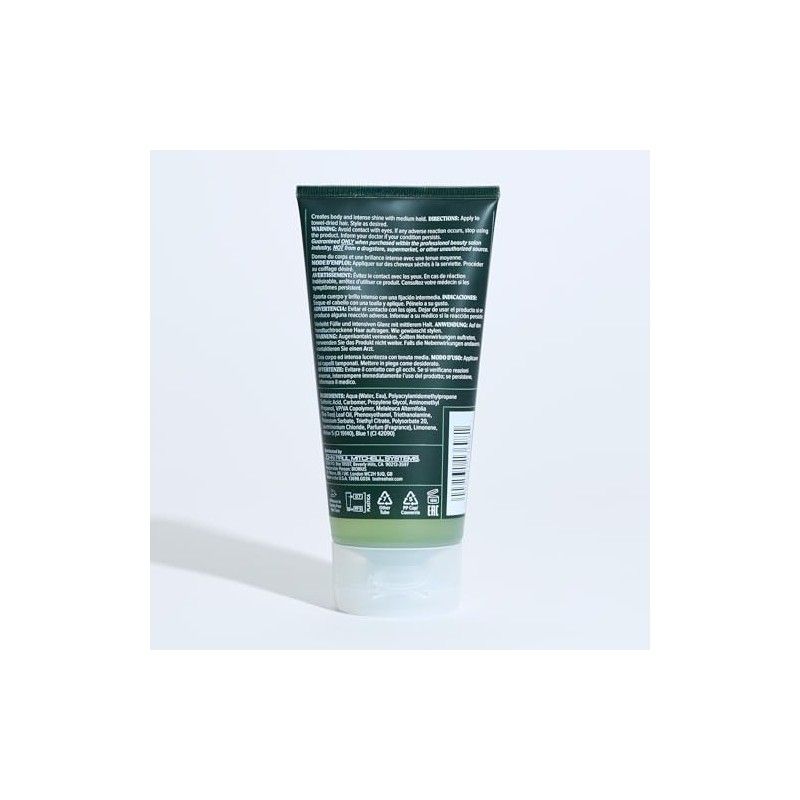 Tea Tree Styling Gel, Fijación Media, Acabado de Alto Brillo,