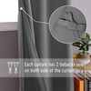 DWCN Grey Blackout Curtains for Bedroom, 42 x 63 Inch
