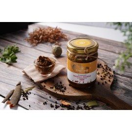 First Bud Organics Pickle Mango | Mothers Recipe | Homemade In Mustard Oil Spicy Rajasthan flavor (12.3 Ounce)