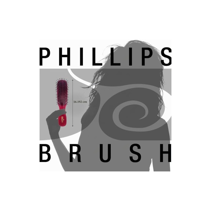 Phillips Brush Light Touch 6 Rojo Rubí – Cepillo de