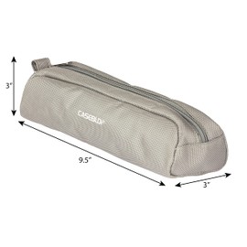 CASEBUDi Electronics Organizer Case - Ballistic Nylon (Grey Fog)