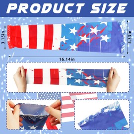Blinket Soldiers Veterans Day Arm Sleeves for Men UV Protection Work American Flag 16.14" x 4.33" Cooling Arm Sleeves for Outdoor Activities Sun Protection Sports Military Support Style D