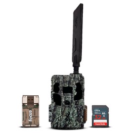 Browning Trail Camera Defender Pro Scout Max HD Cellular Trail Camera with Smart IR Video Bundle with 32GB Ultra SDHC UHS-I Memory Card and High Speed USB 2.0 Card Reader (3 Items)