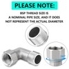 QZKJQDD Shower Hose Connector, 90 Degree Elbow 2 Ends Flexible