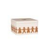 IB Laursen Pastry Box with Gingerbread Couples Square W 17.7