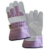 Men's One Size Split Leather Combo Lined Work Gloves