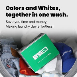 Gorilla Lab Color Absorbing Monster Sheets for Laundry 200 Count, Heavy-duty Ultimate Strength Color Catching Essential, Extra Thick Mega Size Dye Trapping Paper, Bleeding Stop XL Color Guard