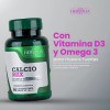 Calcio 600 Herbalia Lab Vitamina Omega Tabletas