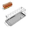 Chicken Wing Leg Rack Stainless Steel Foldable BBQ Rack Portable