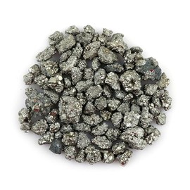 GEMKORA 50 carats Raw Golden-Pyrite Crystals, Wholesale Lot, Natural Gemstone, Rough Crystals, Rock Stones, Jewelry Making Supplies, DIY & Crafts, 10 to 14 mm