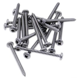 No.10 x 0.75 (4.8mm x 19mm) Pozi Pan Self-Tapping Screw - Stainless Steel (A2) (Pack of 20)