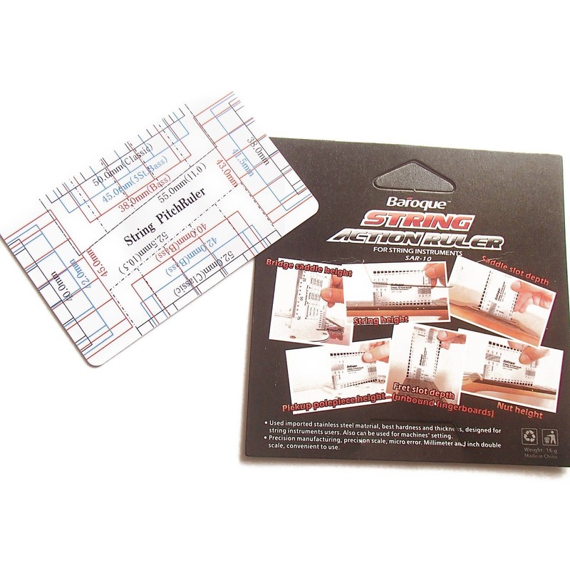 Baroque String Action Ruler & Fritz Ruler, Set of 2