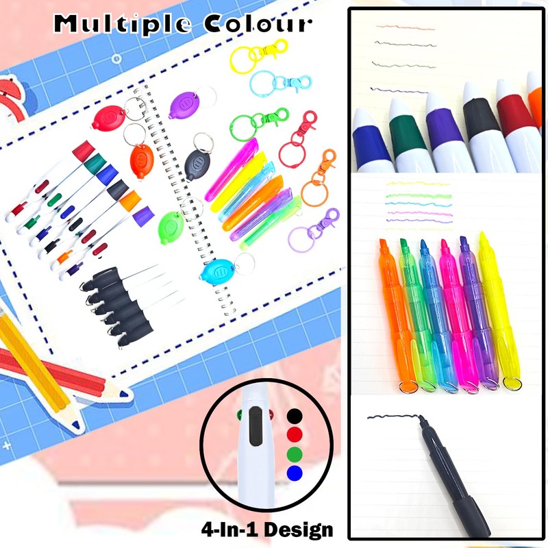 Daemson Daemson Nurse Pen Set, Badge Reel Pen Include Highlighter,