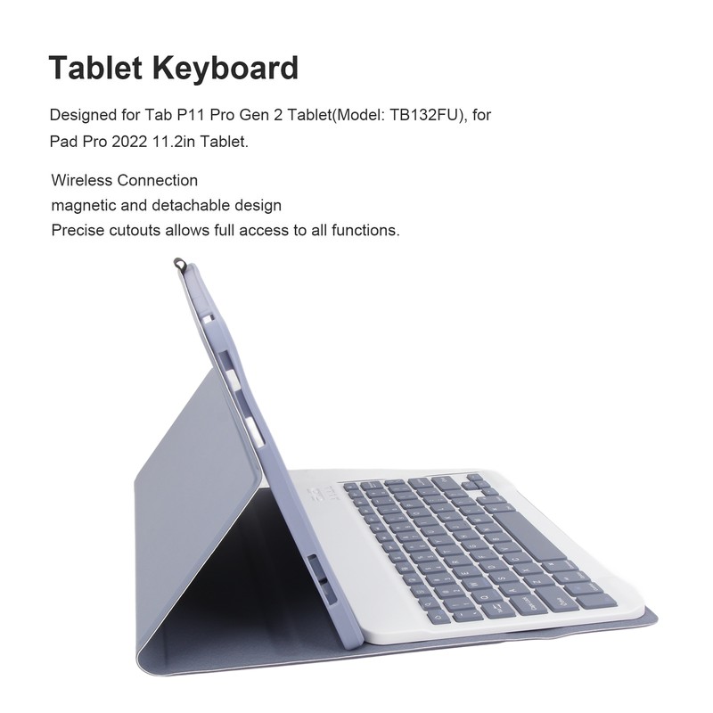 Tablet Keyboard Magnetic Protective Case BT Connection Wireless Keyboard for
