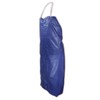 MAGID VAB45 PVC Vinyl Industrial Apron with Raw Edge, 45" Length x 35" Width, Blue (Case of 12)