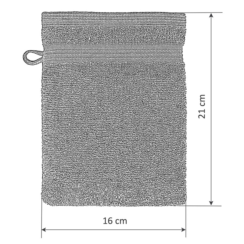 Lashuma Wash Mitts Set of 4 London Wash Cloths 16