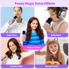 Karaoke Machine for Kids Adults, Portable Bluetooth Speaker with 2