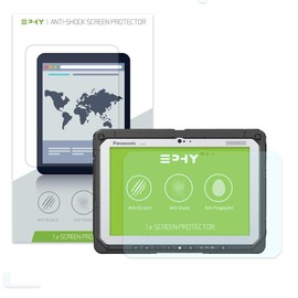 EPHY Anti-Shock Screen Protector 10.1 for Panasonic Toughbook CF-20 w/Anti-Shock/Anti-scratch/Anti-Fingerprint Protection for Laptop Toughbook LCD LED Screen - T10.1