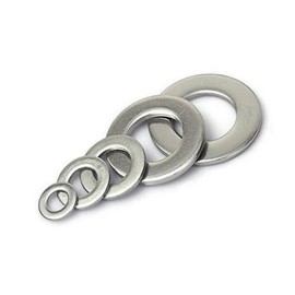 Washers M4 Stainless Steel A2 – DIN 125 – Washers – U Washers – Flat Washers (Size: M4; Quantity: 50 Pieces)