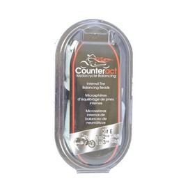 Counteract Motorcycle Tire Balancing Beads Kit with Installation Bottle Kit E (1) 2 Ounce Bag, (1) 3 Ounce Bag