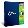 Elixir Strings 19102 Coated Nickel Electric Guitar Strings, Medium (.011-.049),Gold