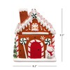 9.5 in. Ceramic Lit Gingerbread House Cookie Jar