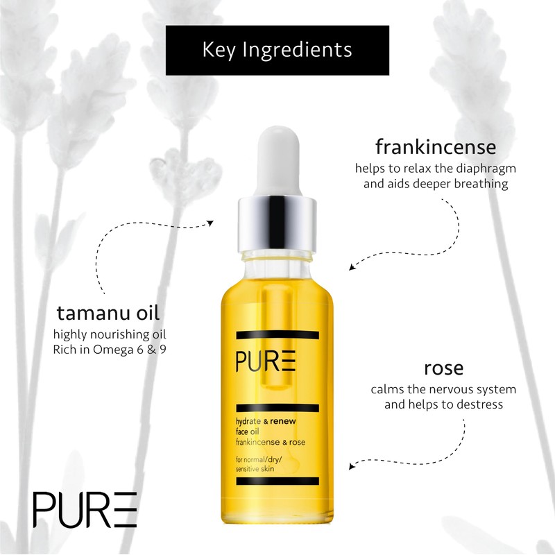 Hydrate & Renew Face Oil from PURE Spa & Beauty