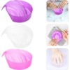3 Piezas Cuenco para Remojar Uñas de Herramienta de Manicura