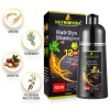 Natural Black Hair Dye Shampoo Instant 12 In 1 +100%