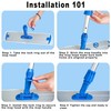Mr. Towels Premium Microfiber Floor Mop + 2 Reusable 18"